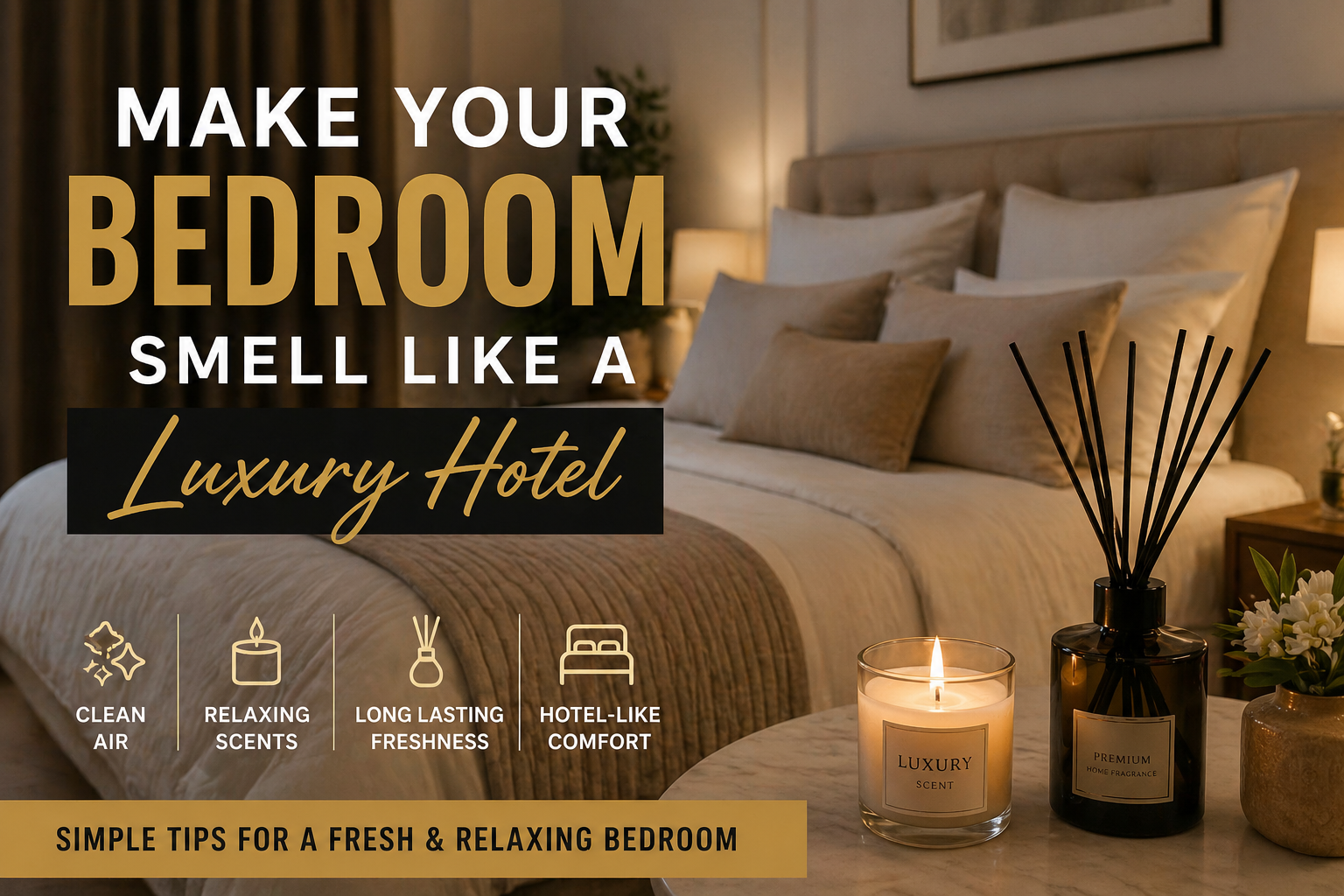 Make Your Bedroom Smell Like a Luxury Hotel