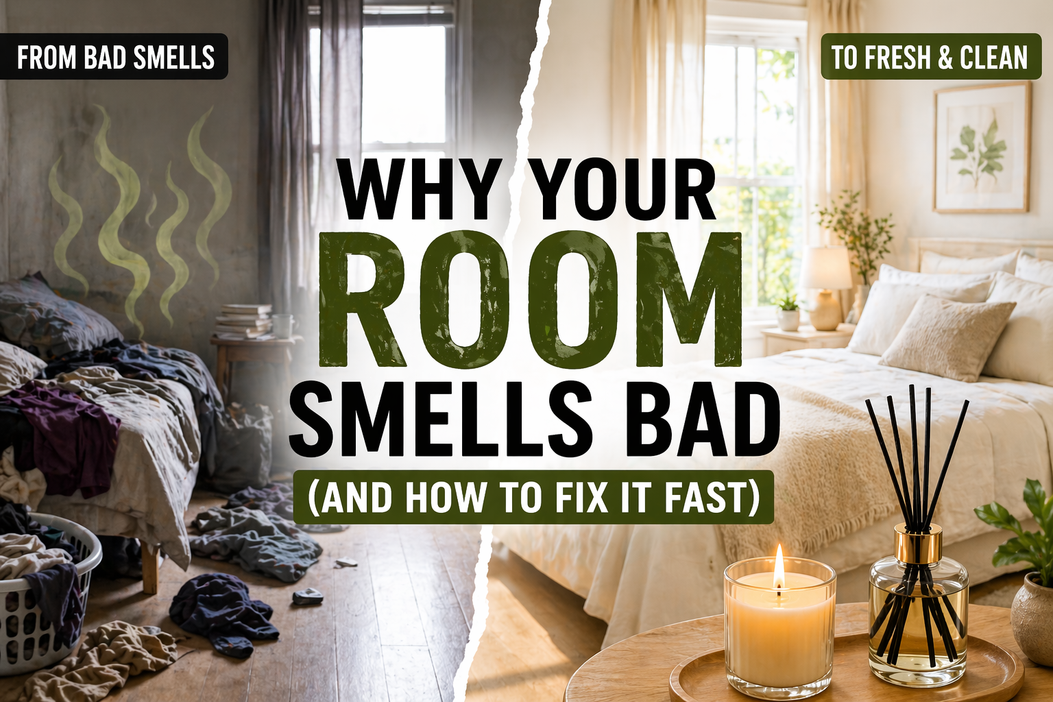 Why Your Room Smells Bad (And How to Fix It Fast)