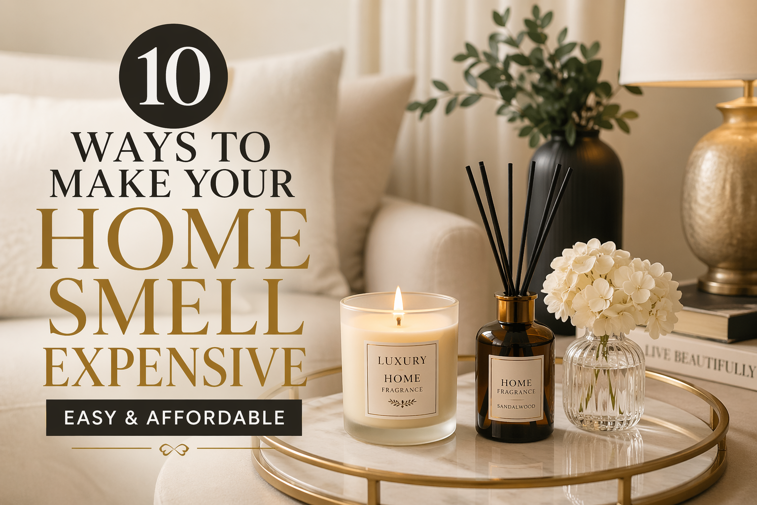 10 Ways to Make Your Home Smell Expensive (Easy & Affordable)