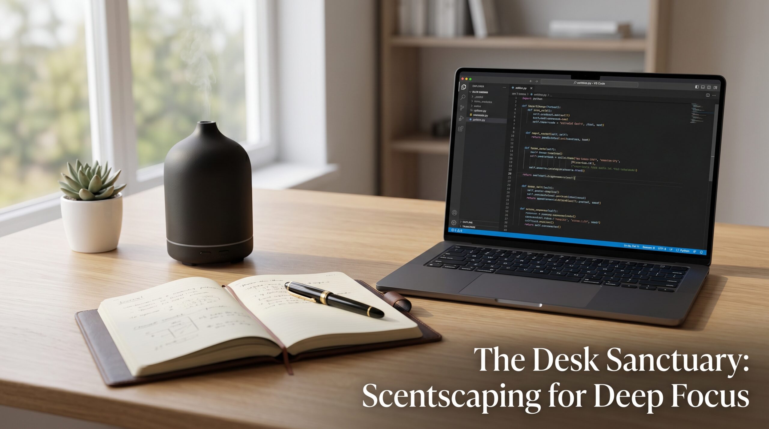 The Desk Sanctuary: How to Scentscape Your Home Office for Deep Focus